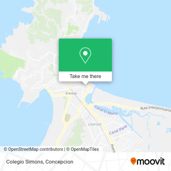 Mapa de Colegio Simons