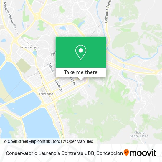 Conservatorio Laurencia Contreras UBB map
