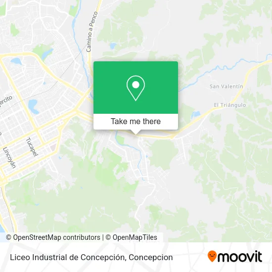 Mapa de Liceo Industrial de Concepción