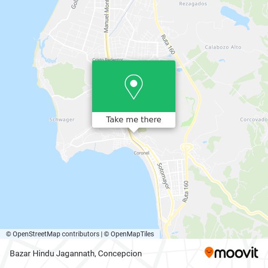 Mapa de Bazar Hindu Jagannath