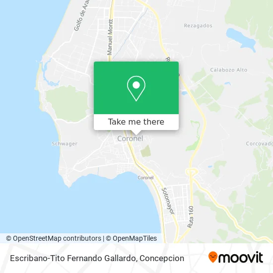 Escribano-Tito Fernando Gallardo map