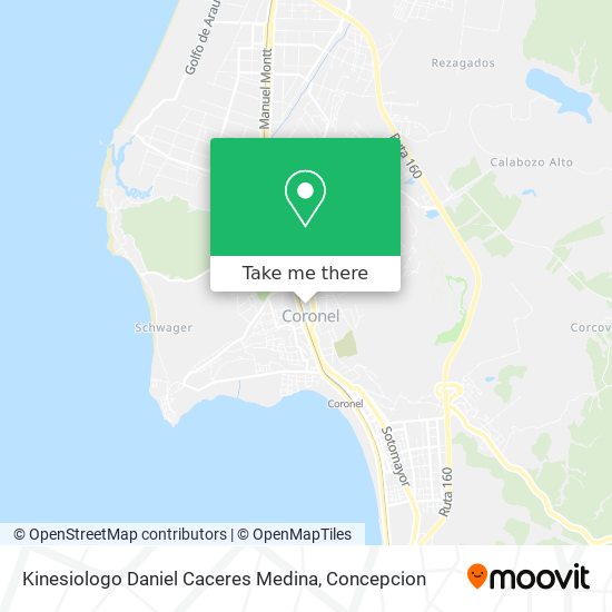 Kinesiologo Daniel Caceres Medina map