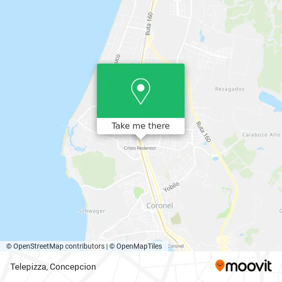 Mapa de Telepizza