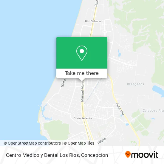 Centro Medico y Dental Los Rios map