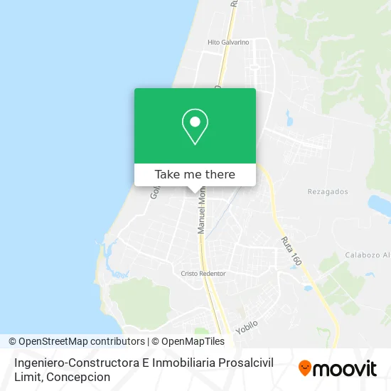 Mapa de Ingeniero-Constructora E Inmobiliaria Prosalcivil Limit