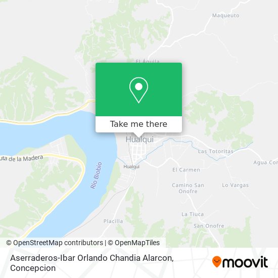 Aserraderos-Ibar Orlando Chandia Alarcon map