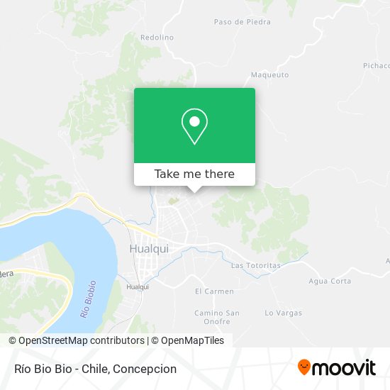 Río Bio Bio - Chile map