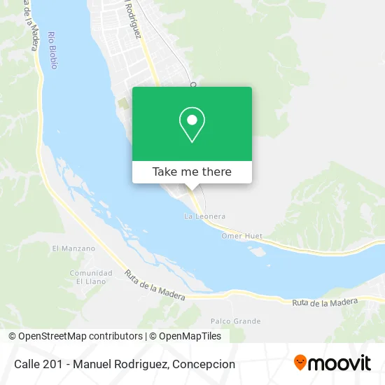 Mapa de Calle 201 - Manuel Rodriguez
