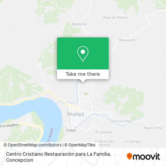 Centro Cristiano Restauración para La Familia map