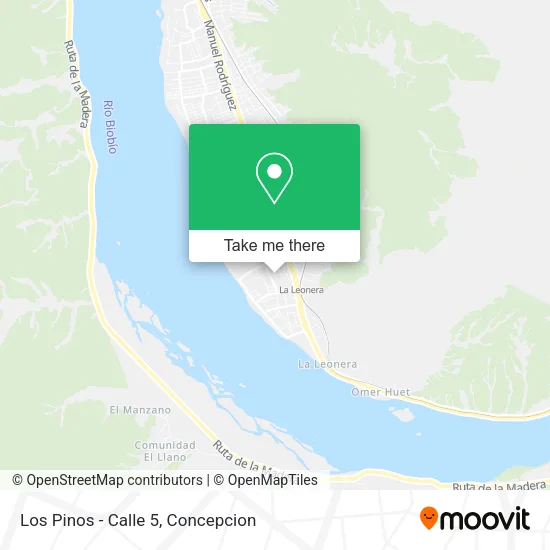 Mapa de Los Pinos - Calle 5