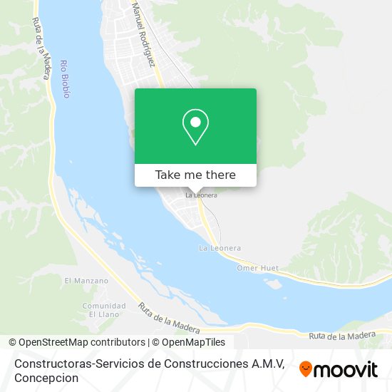 Mapa de Constructoras-Servicios de Construcciones A.M.V