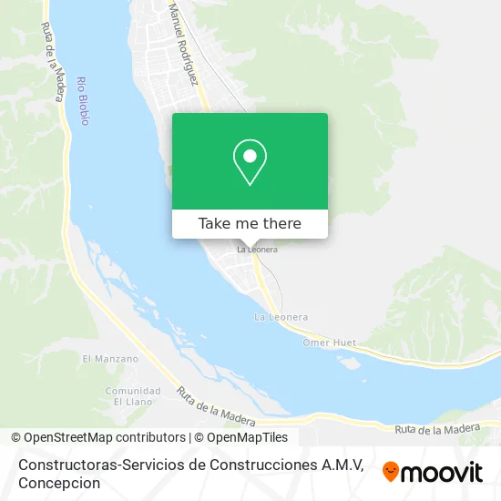 Mapa de Constructoras-Servicios de Construcciones A.M.V