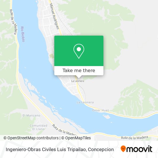 Ingeniero-Obras Civiles Luis Tripailao map