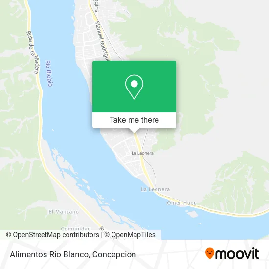 Mapa de Alimentos Rio Blanco