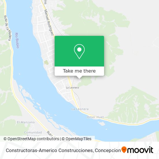 Constructoras-Americo Construcciones map