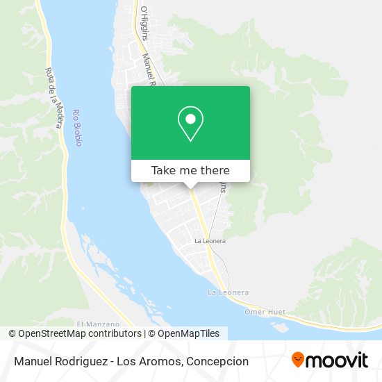 Mapa de Manuel Rodriguez - Los Aromos