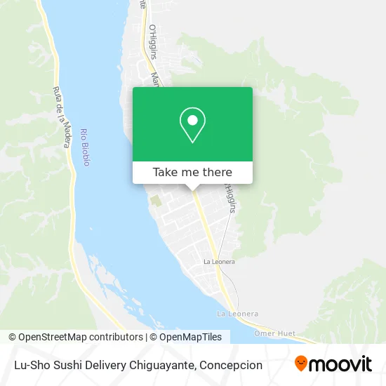 Lu-Sho Sushi Delivery Chiguayante map