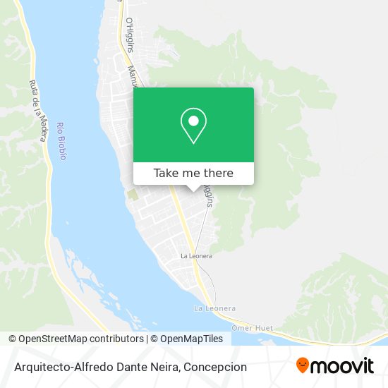 Mapa de Arquitecto-Alfredo Dante Neira