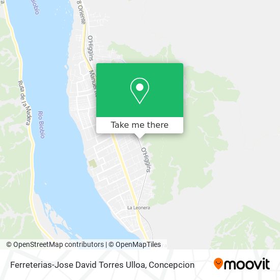 Ferreterias-Jose David Torres Ulloa map