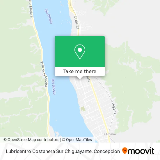 Lubricentro Costanera Sur Chiguayante map