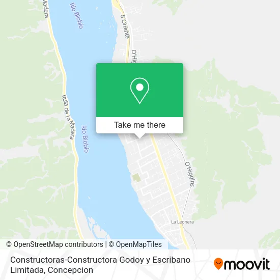 Constructoras-Constructora Godoy y Escribano Limitada map