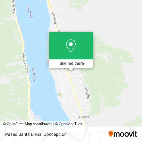 Mapa de Paseo Santa Elena