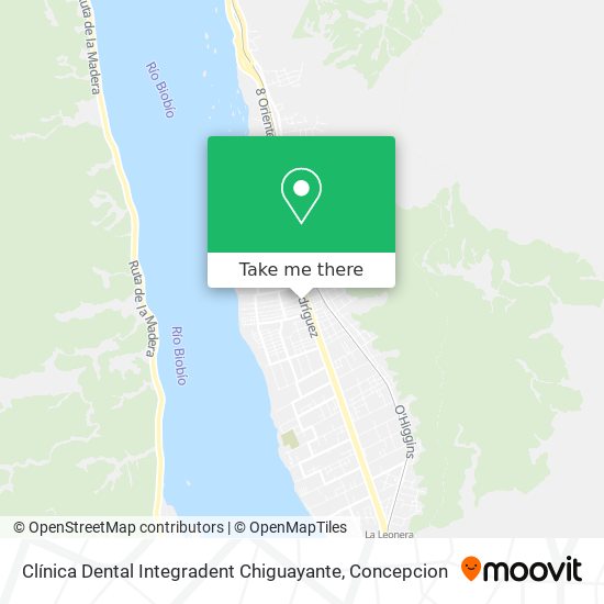 Clínica Dental Integradent Chiguayante map
