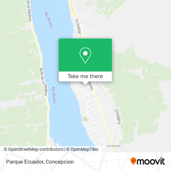 Mapa de Parque Ecuador