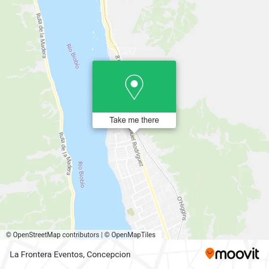 Mapa de La Frontera Eventos