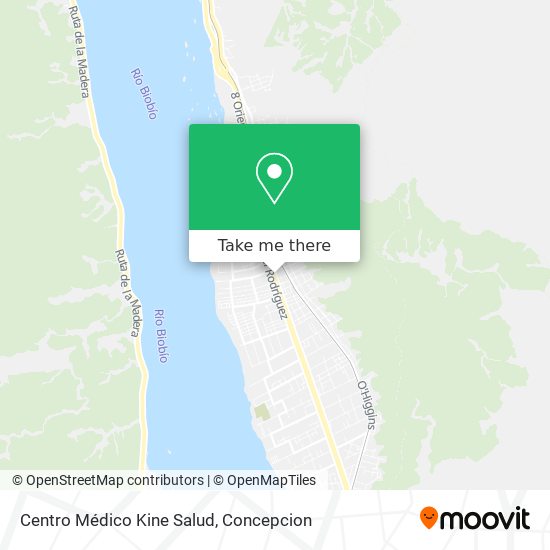 Centro Médico Kine Salud map