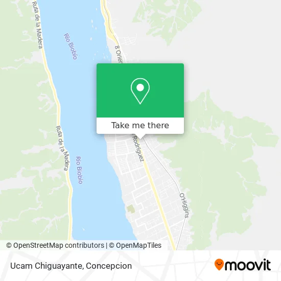 Ucam Chiguayante map