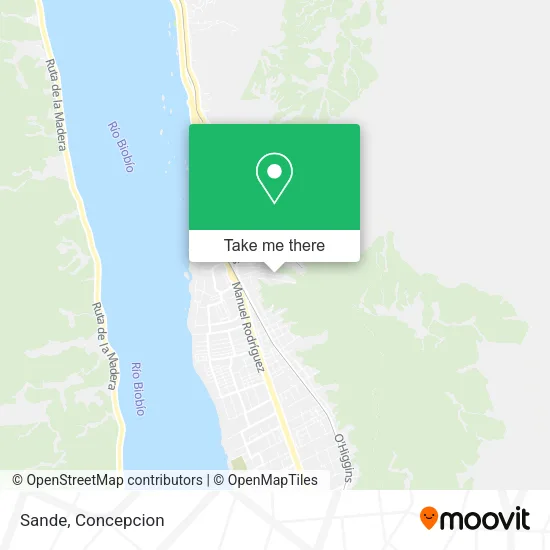 Mapa de Sande