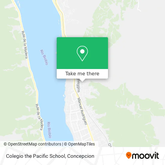 Mapa de Colegio the Pacific School