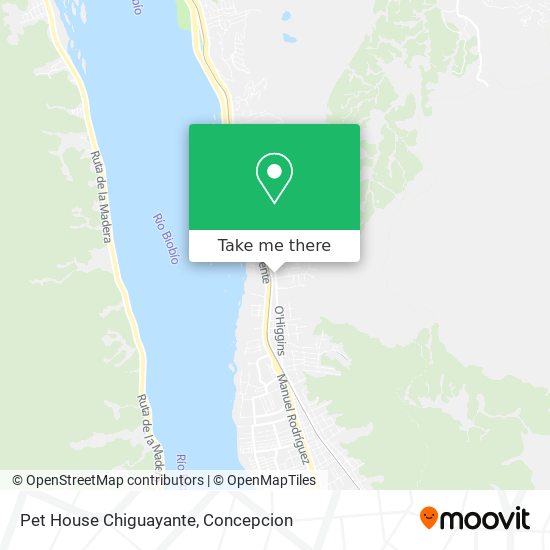 Pet House Chiguayante map