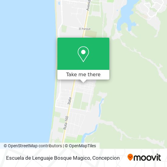 Escuela de Lenguaje Bosque Magico map