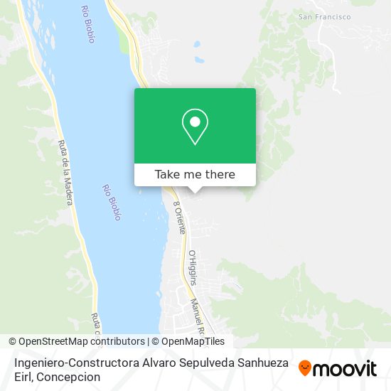 Ingeniero-Constructora Alvaro Sepulveda Sanhueza Eirl map