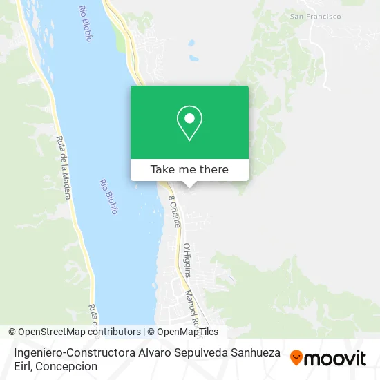 Mapa de Ingeniero-Constructora Alvaro Sepulveda Sanhueza Eirl