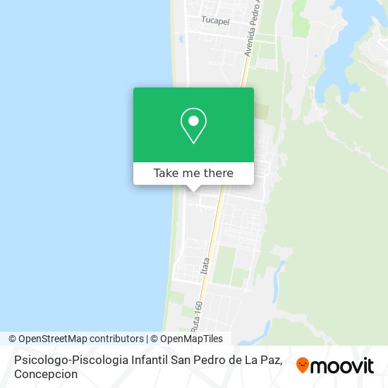 Psicologo-Piscologia Infantil San Pedro de La Paz map
