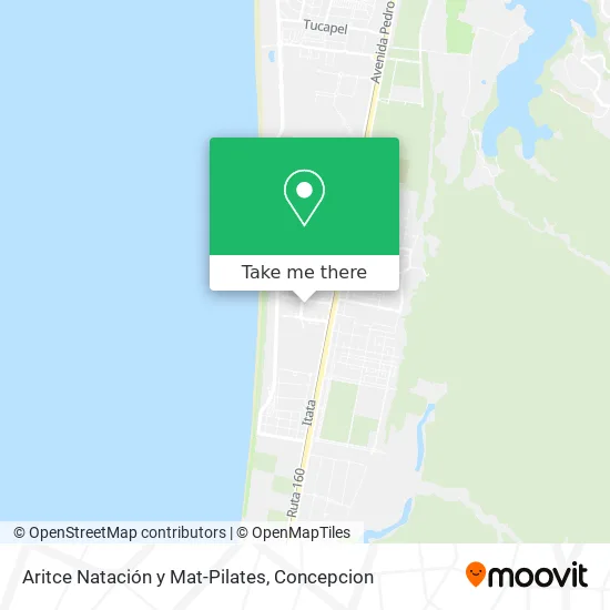 Mapa de Aritce Natación y Mat-Pilates