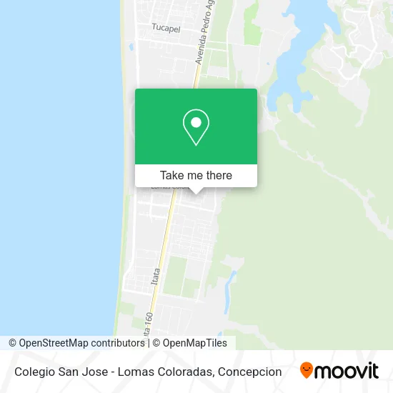 Colegio San Jose - Lomas Coloradas map