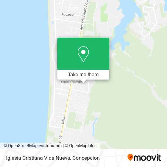 Mapa de Iglesia Cristiana Vida Nueva