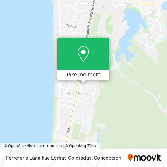 Ferretería Lanalhue Lomas Coloradas map