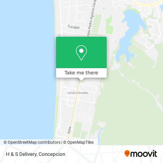 Mapa de H & S Delivery