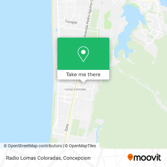 Radio Lomas Coloradas map