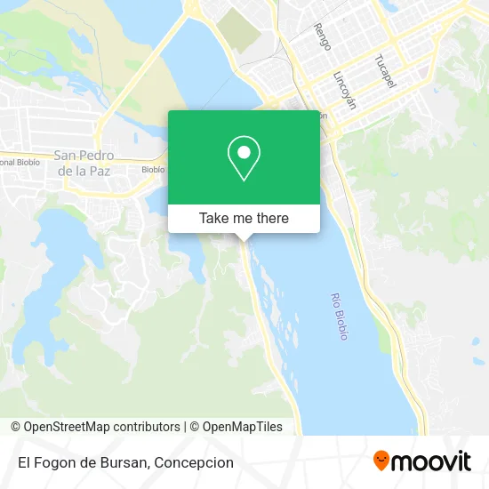 Mapa de El Fogon de Bursan