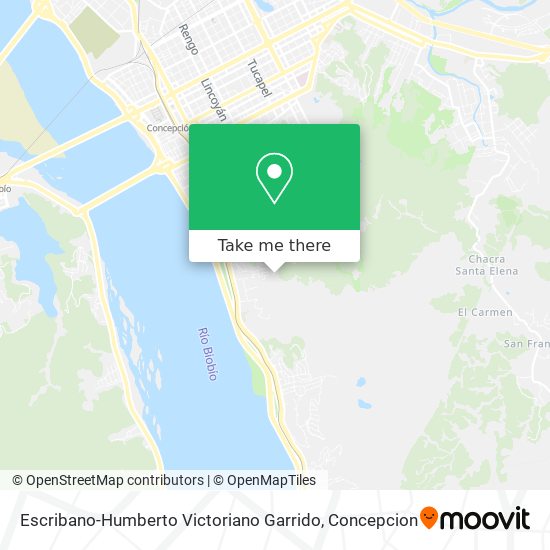 Escribano-Humberto Victoriano Garrido map