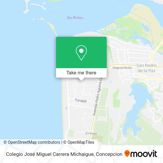 Mapa de Colegio José Miguel Carrera Michaigue