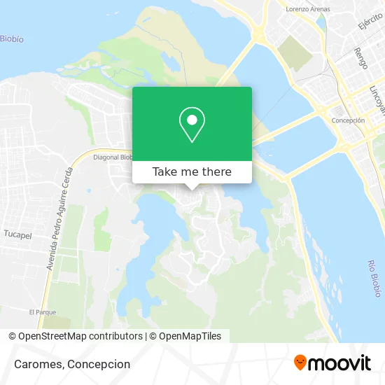 Mapa de Caromes