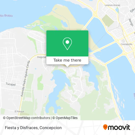 Fiesta y Disfraces map