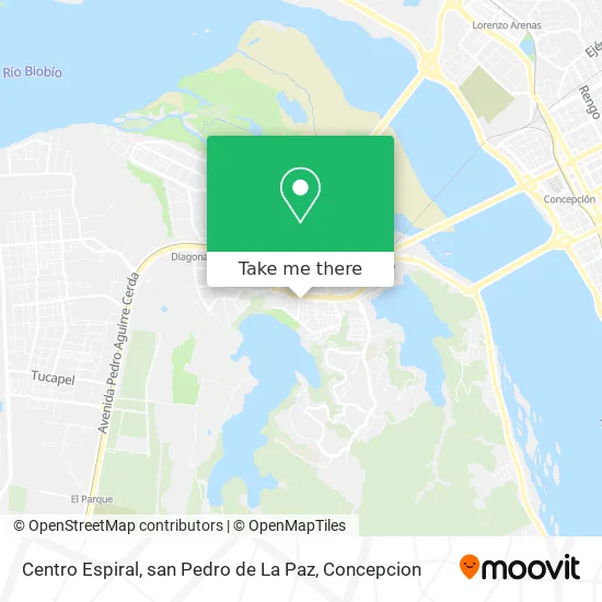 Centro Espiral, san Pedro de La Paz map